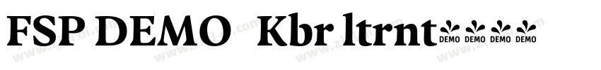 FSP DEMO   Kbr ltrnt字体转换